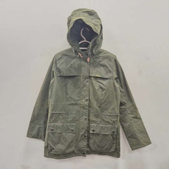 Barbour Durham Green Hooded Jacket - Picture 1 of 10